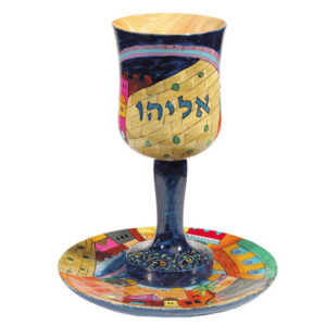 כוס קידוש עץ עבודת יד!!! אליהו!!!
