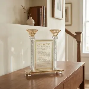 פמוטי קריסטל מהודר